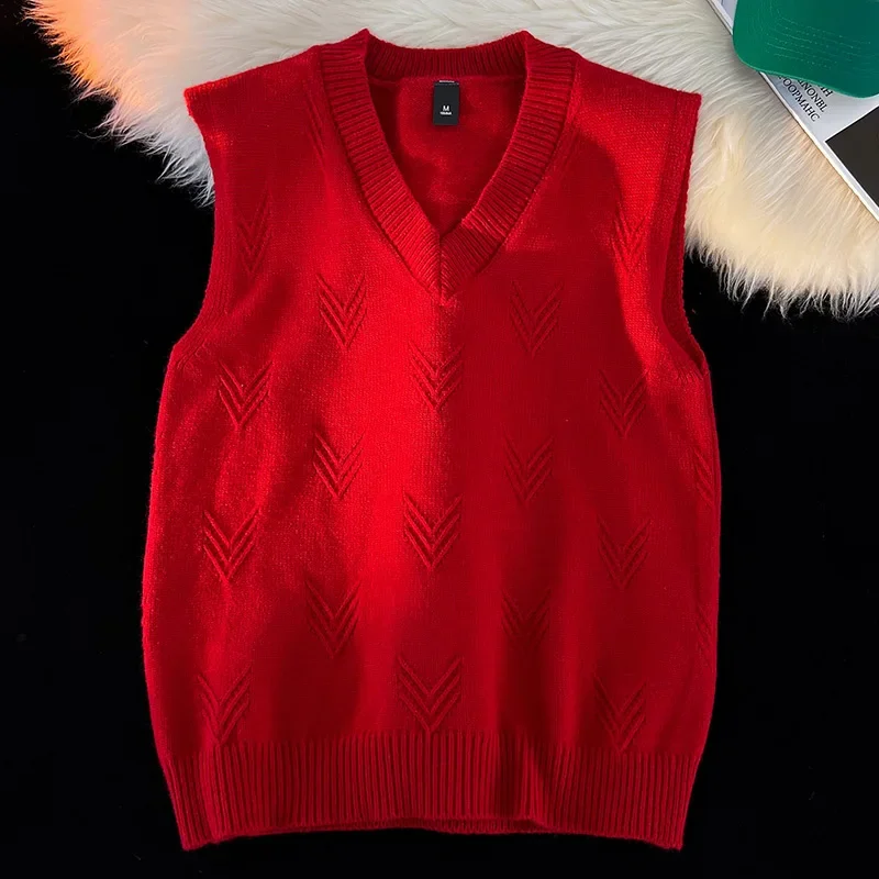 Men'S Fashion V Neck Sweater - Autumn and Winter Comfortable Slim Fit