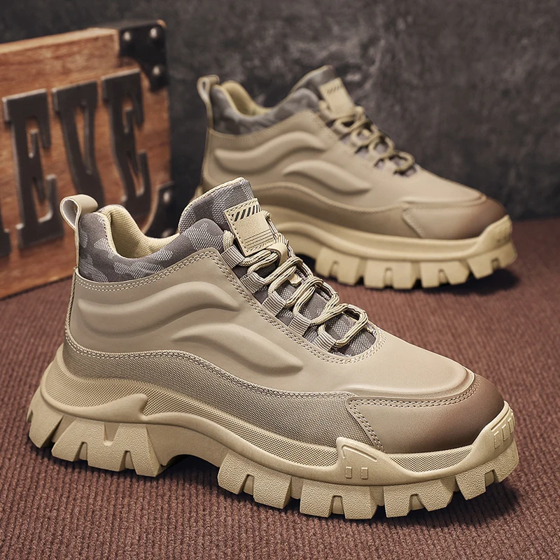 Mens Fashion Combat Boots - Men's Ankle Boots Fashion Combat Tactical