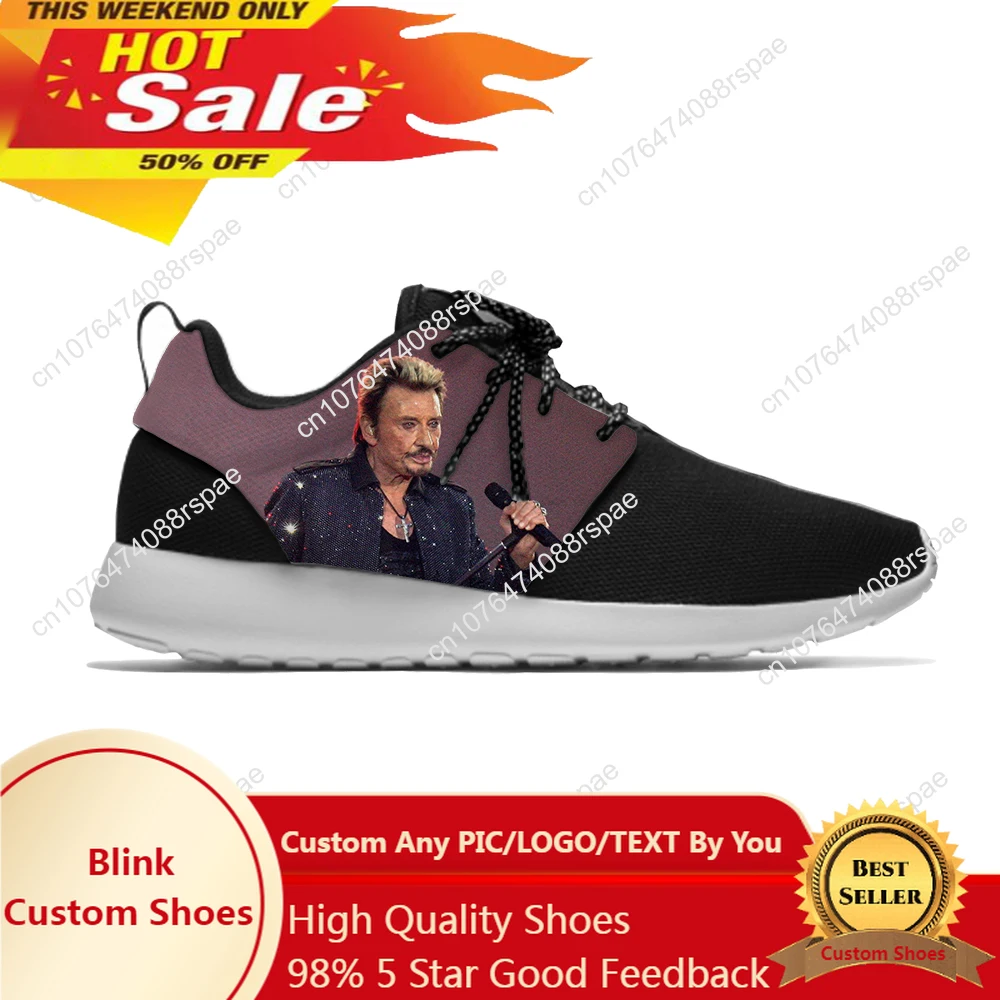 Men'S Fashion Running Shoes - Rock Star Johnny Hallyday Music Cool