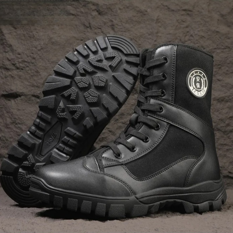 Mens Fashion Combat Boots - High Quality Men Boots Fashion Breathable