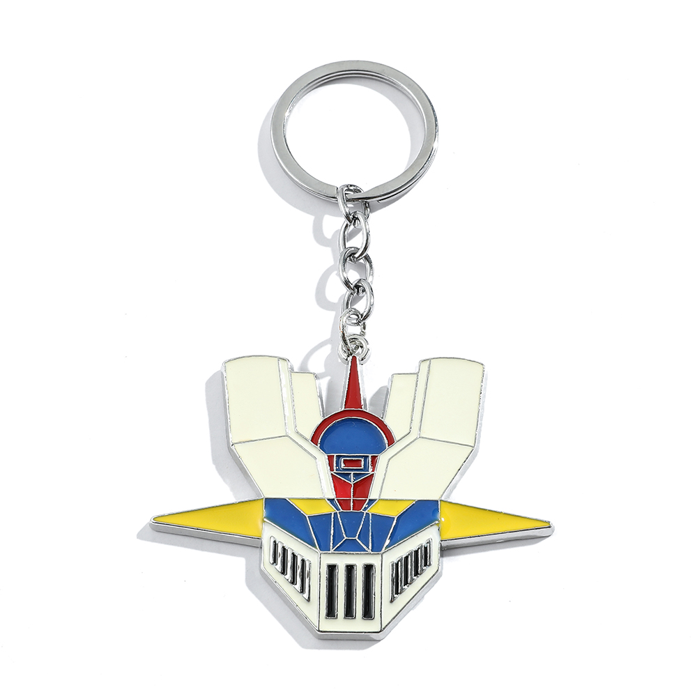 Mens Fashion Blog - Anime Cartoon Warrior Robot Logo Keychain