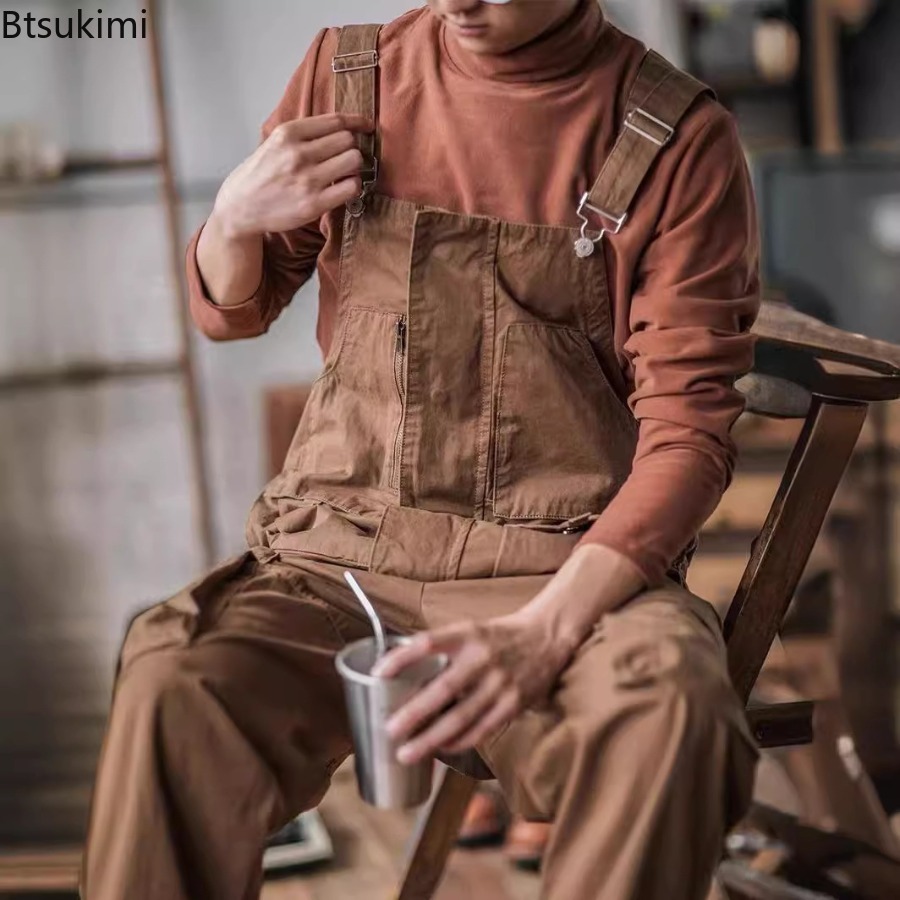 Men'S Fashion Overalls - 2026 Men's Retro Cotton Relaxed Fit
