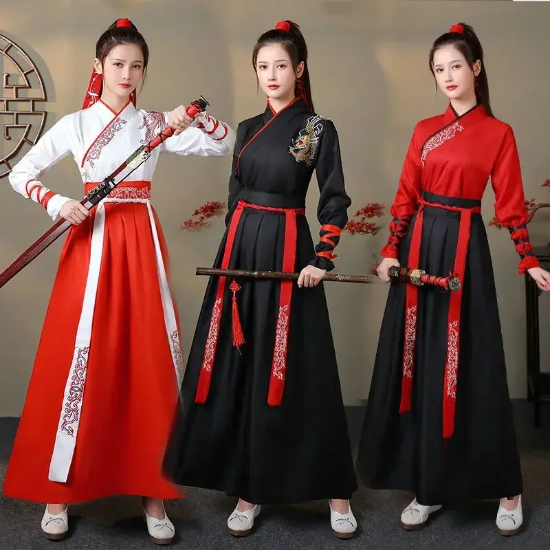 Men Fashion Vintage - Modern Hanfu Women Top Skirt 2