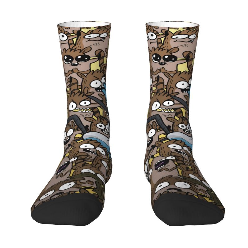 Mens Fashion Show - Custom R-Regular Show Dress Socks Men