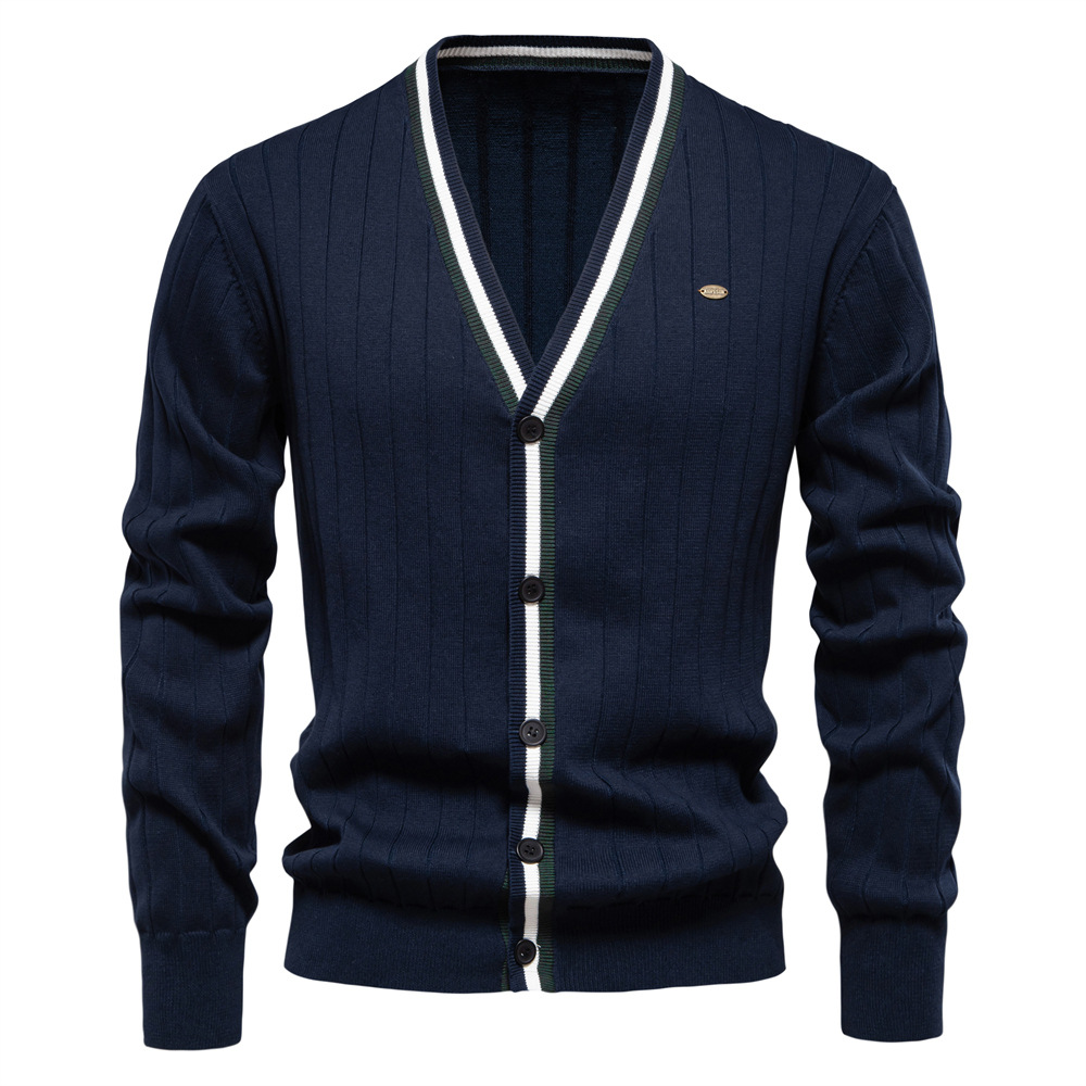 Men'S Fashion V Neck Sweater - 2026 New Fashion Autumn Winter Men's