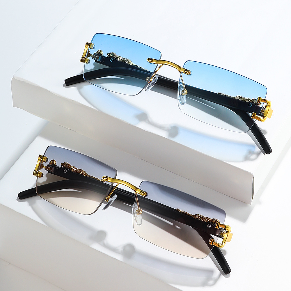Men'S Fashion Model - 1PCS Fashion Vintage Rimless Sunglasses Women