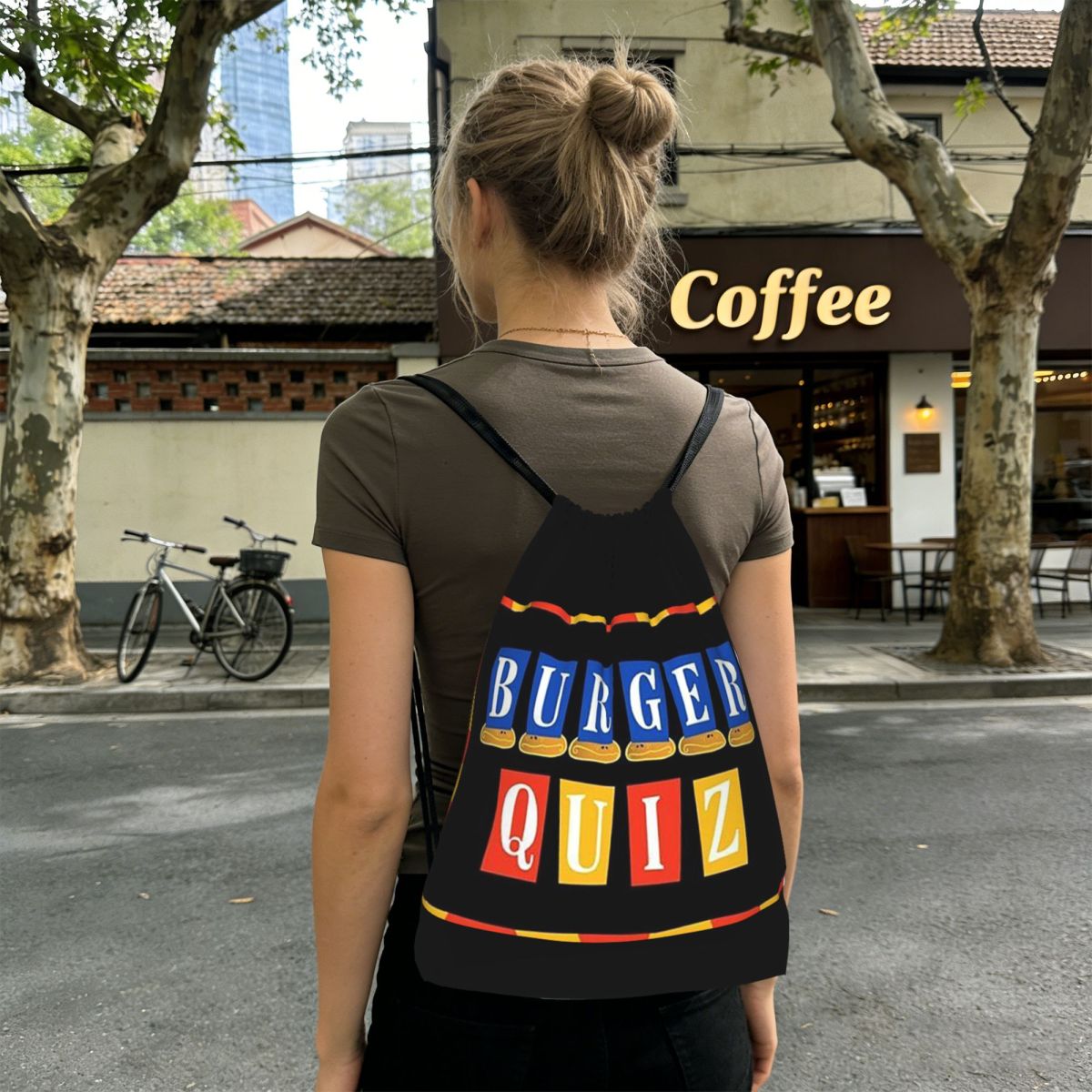 Men'S Fashion Quiz - Burger Quiz New Logo Backpacks Fashion