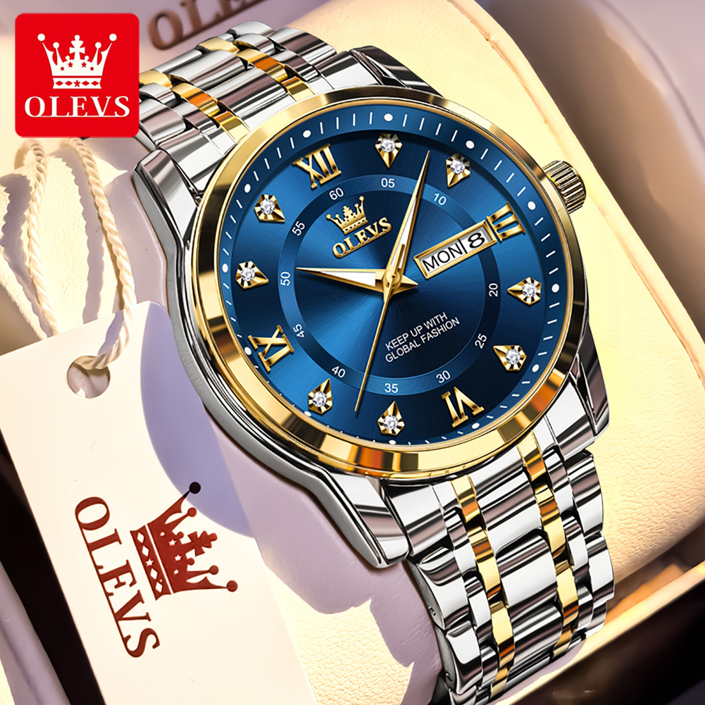 Men'S Fashion Model - OLEVS Brand Fashion men's watches stainless