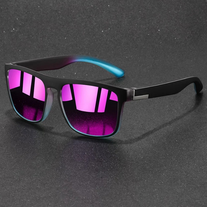 Men'S Fashion Model - Fashion Vintage Square Sports Sunglasses Men