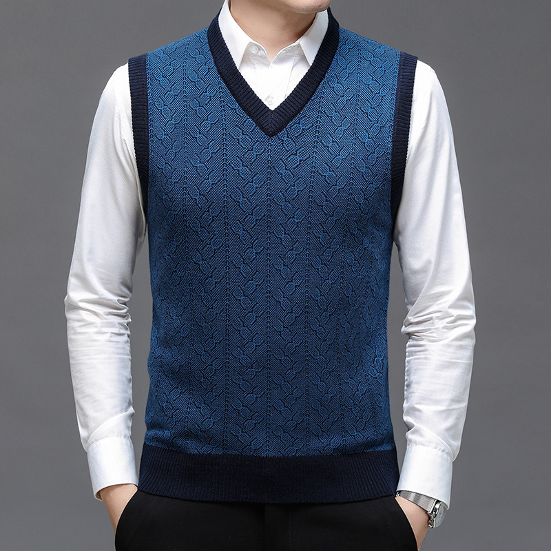 Men'S Fashion V Neck Sweater - BROWON Brand Sweater Mens Clothes 2026
