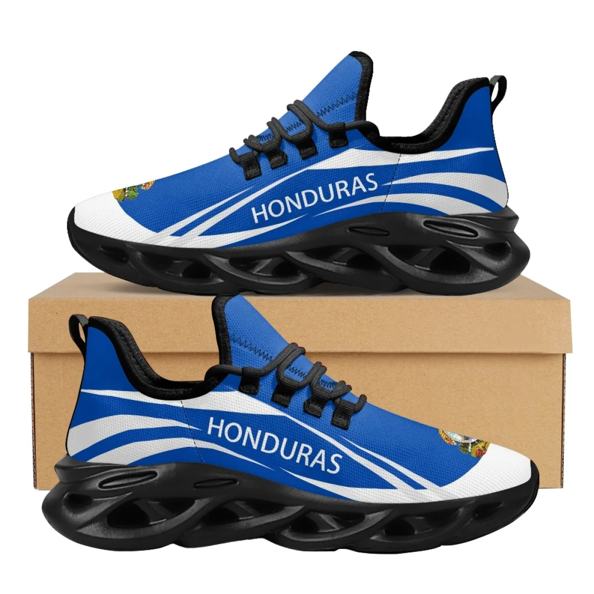 Men'S Fashion Running Shoes - Men Blade Running Shoes Honduras Flag