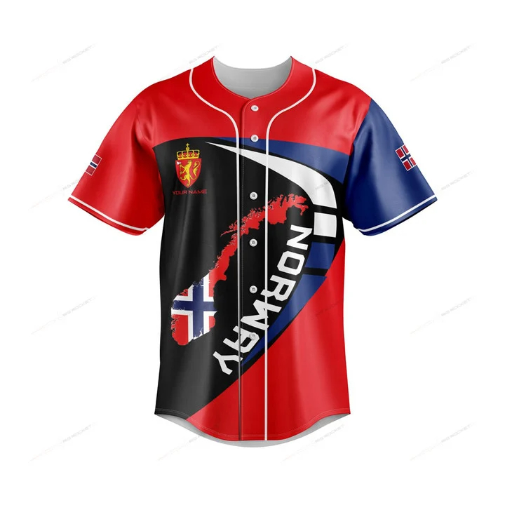 Men'S Fashion Names - Custom Name Norway Map Graphic Button