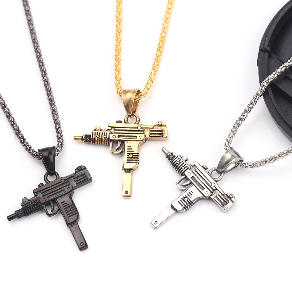 Punk Uzi Pistol Machine Gun Ne - Men'S Fashion Model 评论和价格