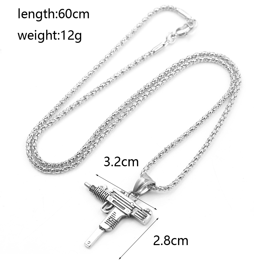 Punk Uzi Pistol Machine Gun Ne - Men'S Fashion Model 评论和价格