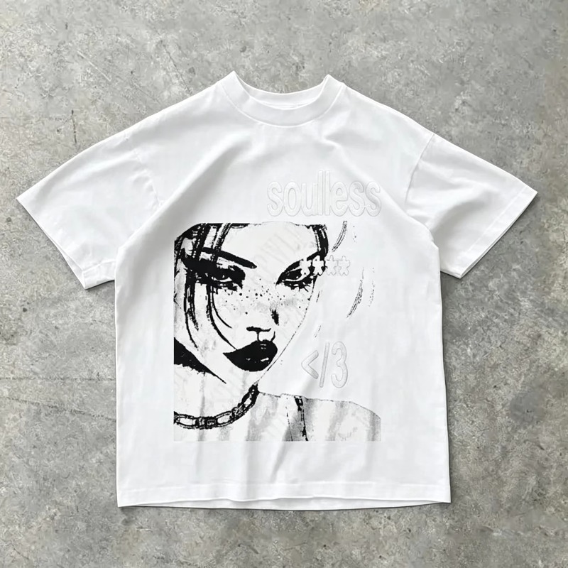 Punk Aesthetics Graphic Print  - Men'S Fashion Aesthetics 评论和价格