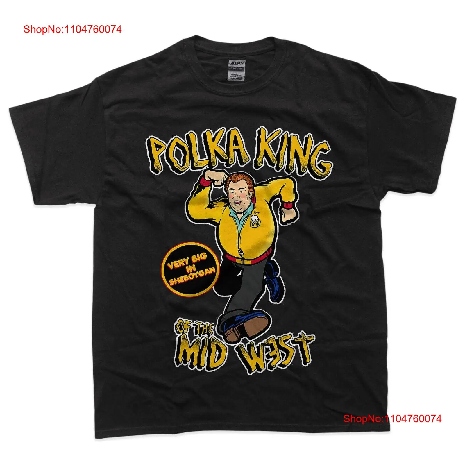 POLKA KING OF THE MIDWEST T Sh - Men'S Fashion Everyday 评论和价格