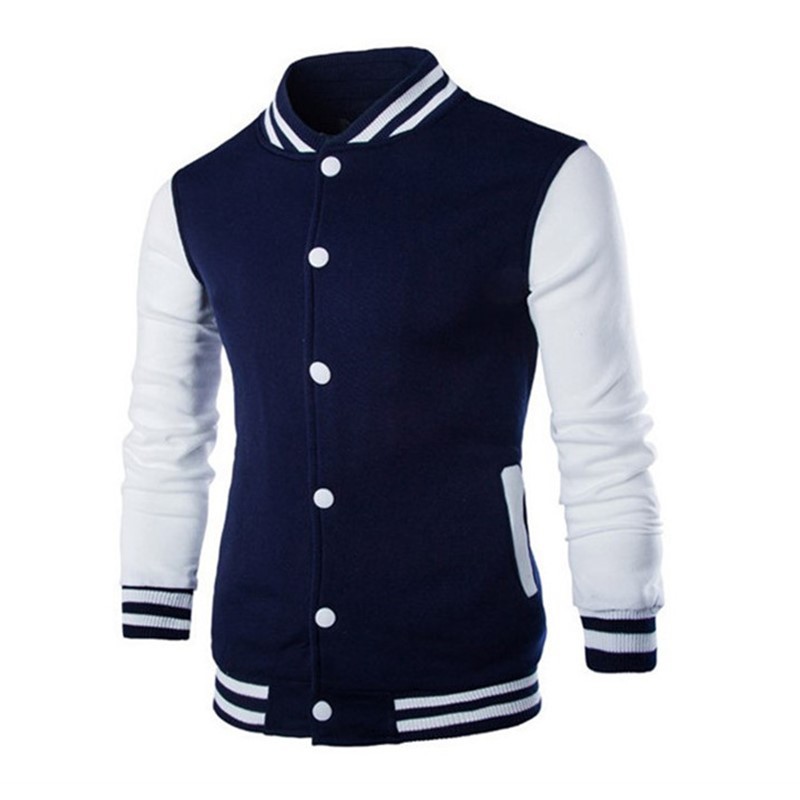 Hoodies Men Baseball Jacket Me - Varsity Jacket Letterman 评论和价格