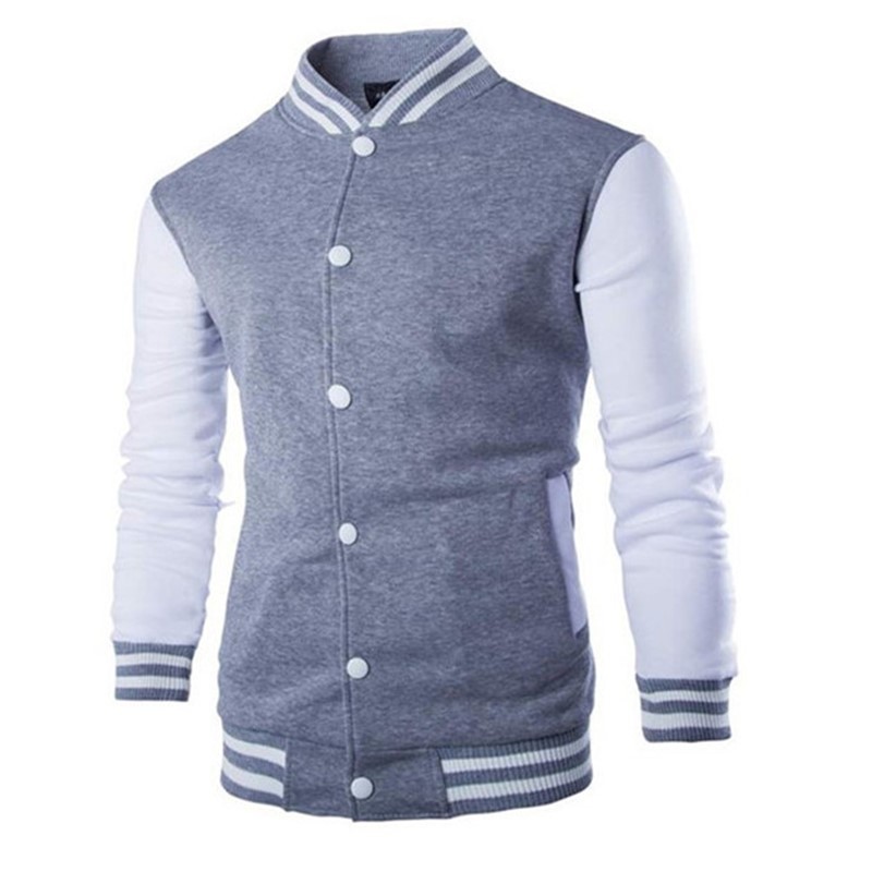 Hoodies Men Baseball Jacket Me - Varsity Jacket Letterman 评论和价格