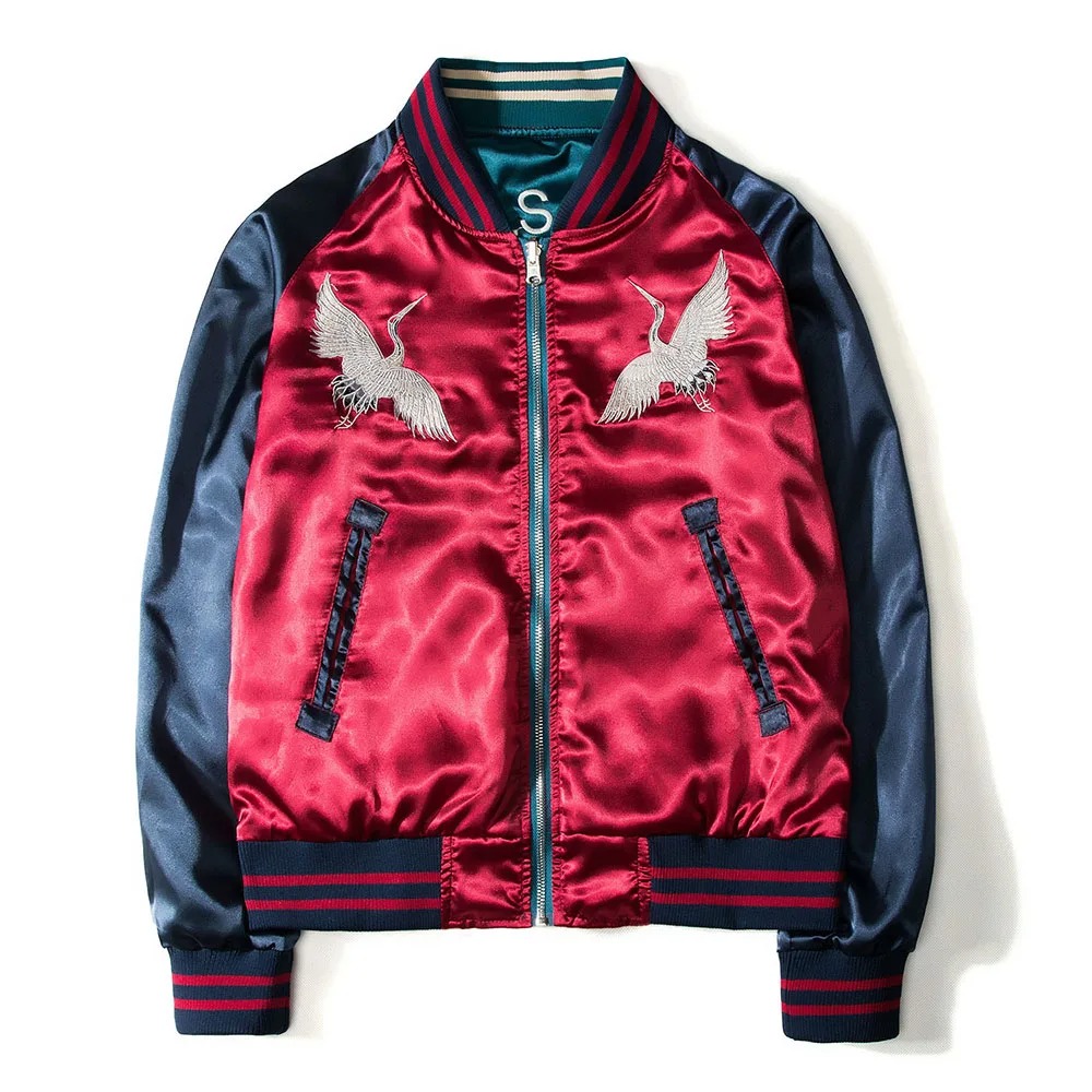 Reversible Baseball Jacket Men - Varsity Jacket Letterman 评论和价格