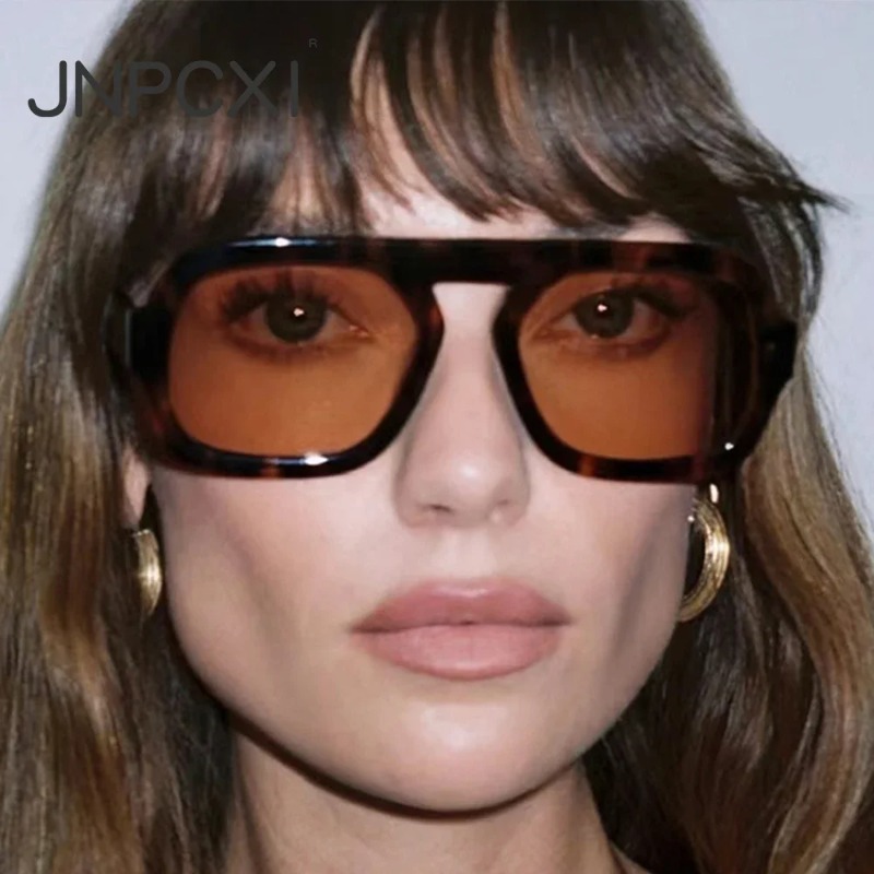 Retro Square Sunglasses Women  - Men'S Fashion Model 评论和价格