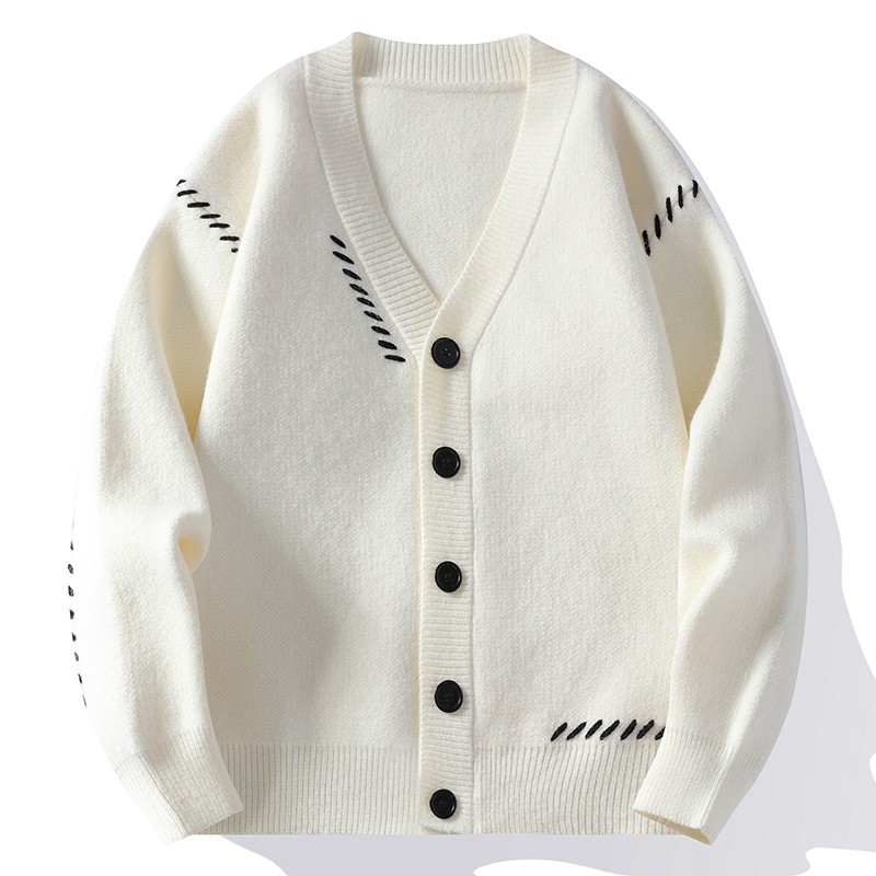 2024 Autumn/Winter New Men's C - Men'S Fashion V Neck Sweater 评论和价格