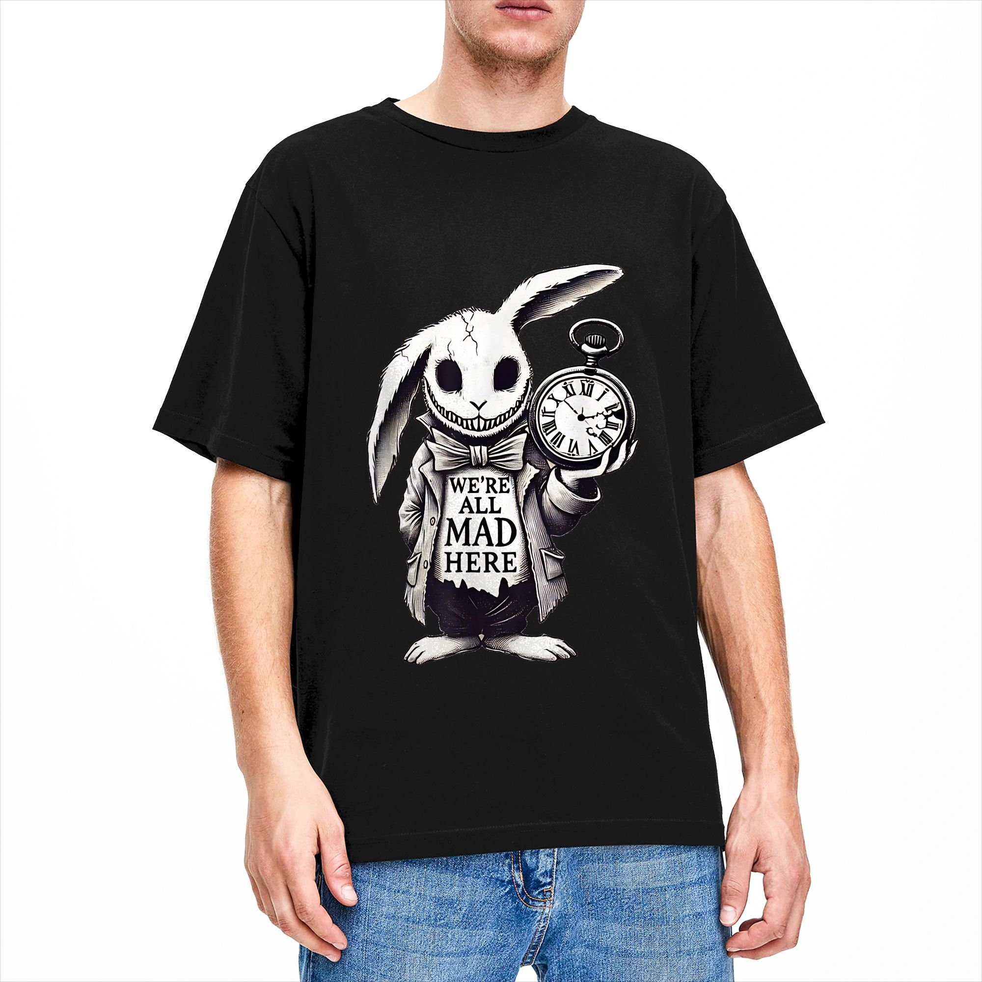 Quote Fun A-Alice In Wonderlan - Men'S Fashion Quotes 评论和价格