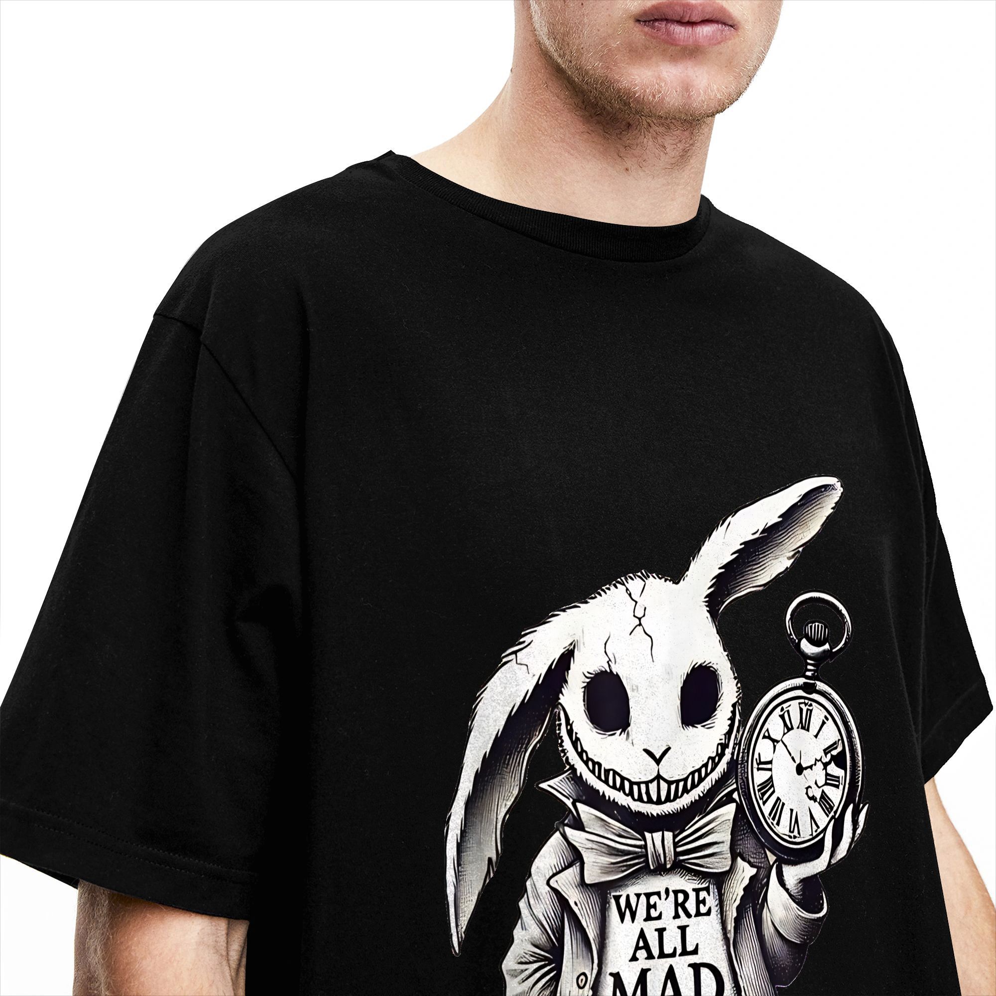 Quote Fun A-Alice In Wonderlan - Men'S Fashion Quotes 评论和价格