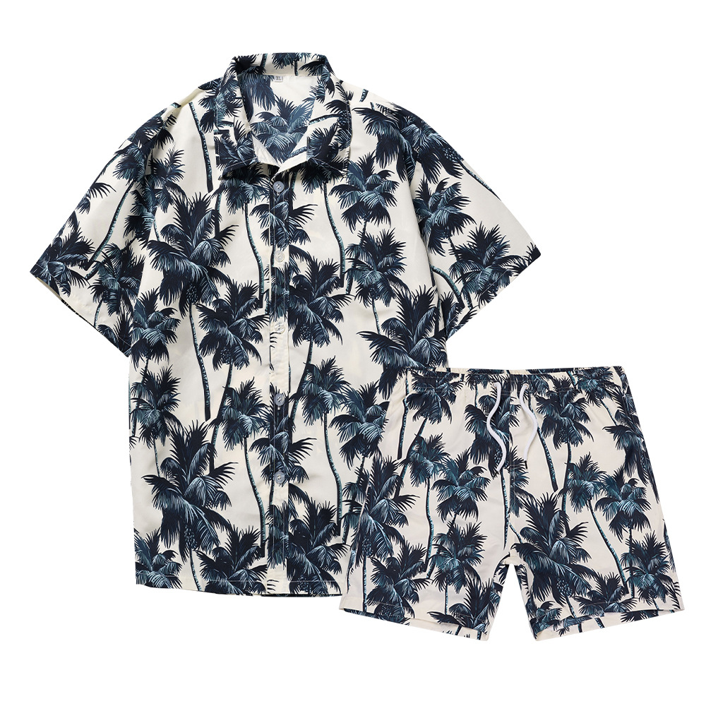 Hawaiian Coconut Tree 3D Print - Mens Fashion Streetwear 评论和价格