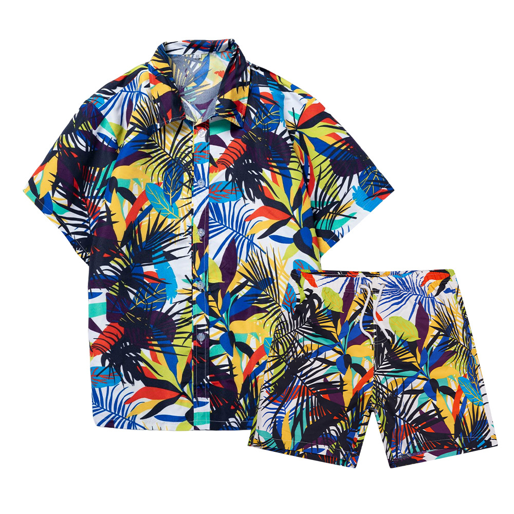 Hawaiian Coconut Tree 3D Print - Mens Fashion Streetwear 评论和价格