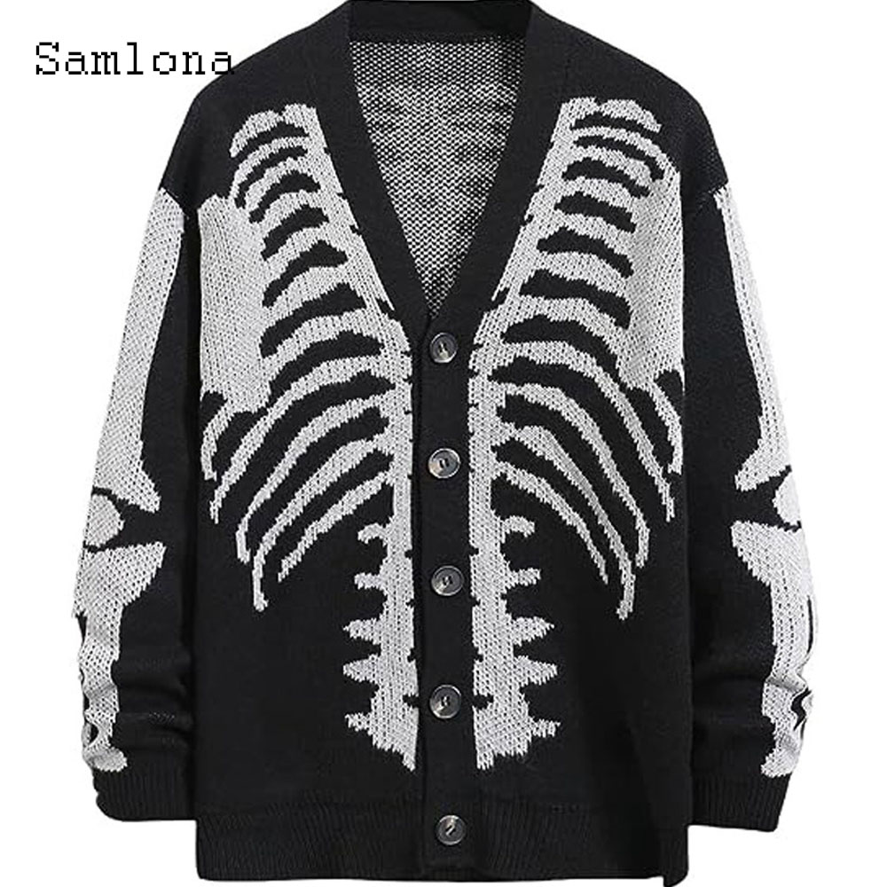 Plus Size Mens Casual Retro Kn - Men'S Fashion V Neck Sweater 评论和价格
