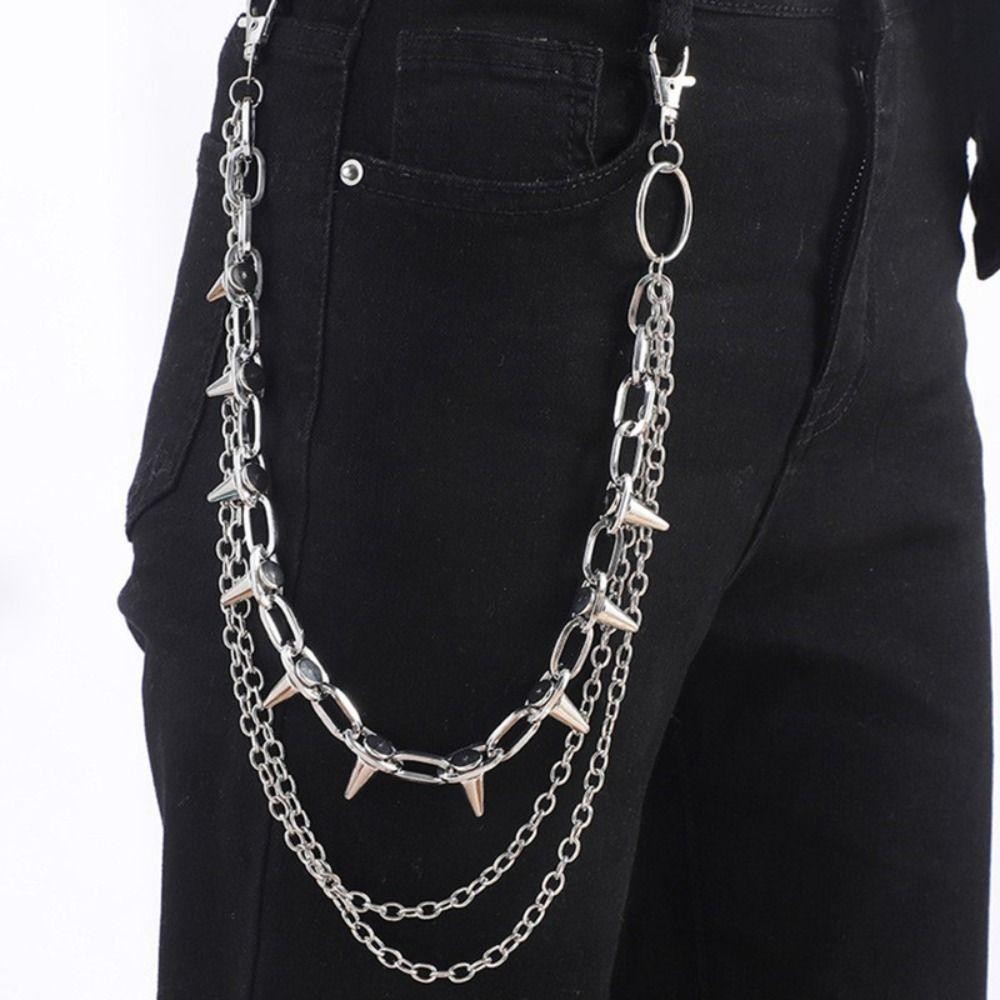 Unisex Hip Hop Punk Rock Metal - Men'S Fashion Overalls 评论和价格