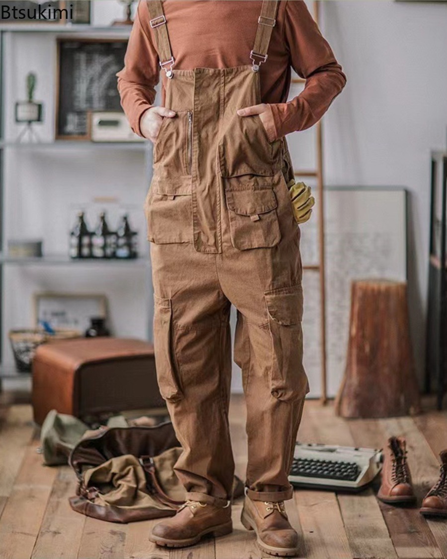 2026 Men's Retro Cotton Relaxe - Men'S Fashion Overalls 评论和价格