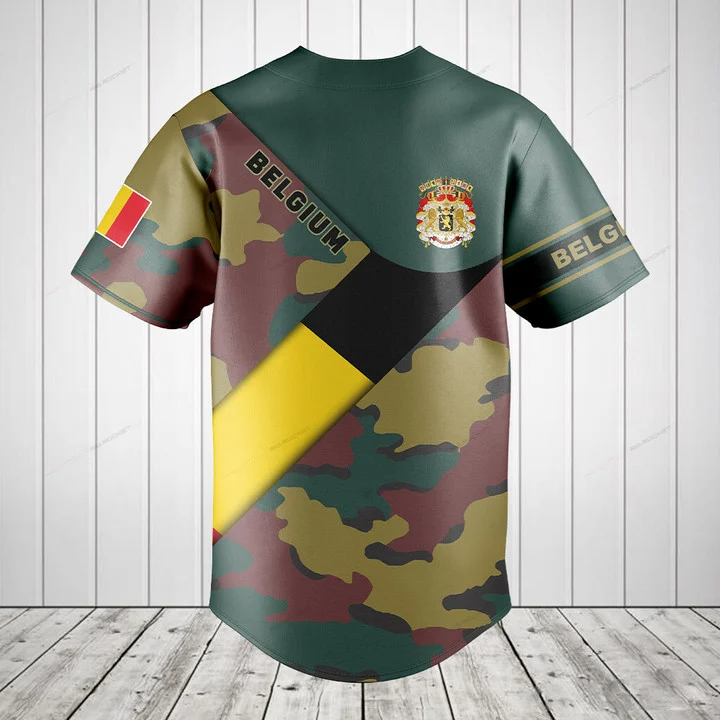Custom Name Belgium Flag Camou - Men'S Fashion Names 评论和价格
