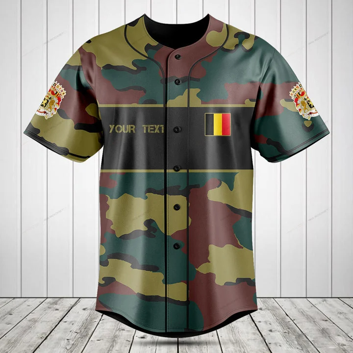 Custom Name Belgium Flag Camou - Men'S Fashion Names 评论和价格