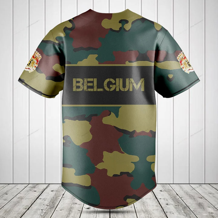 Custom Name Belgium Flag Camou - Men'S Fashion Names 评论和价格