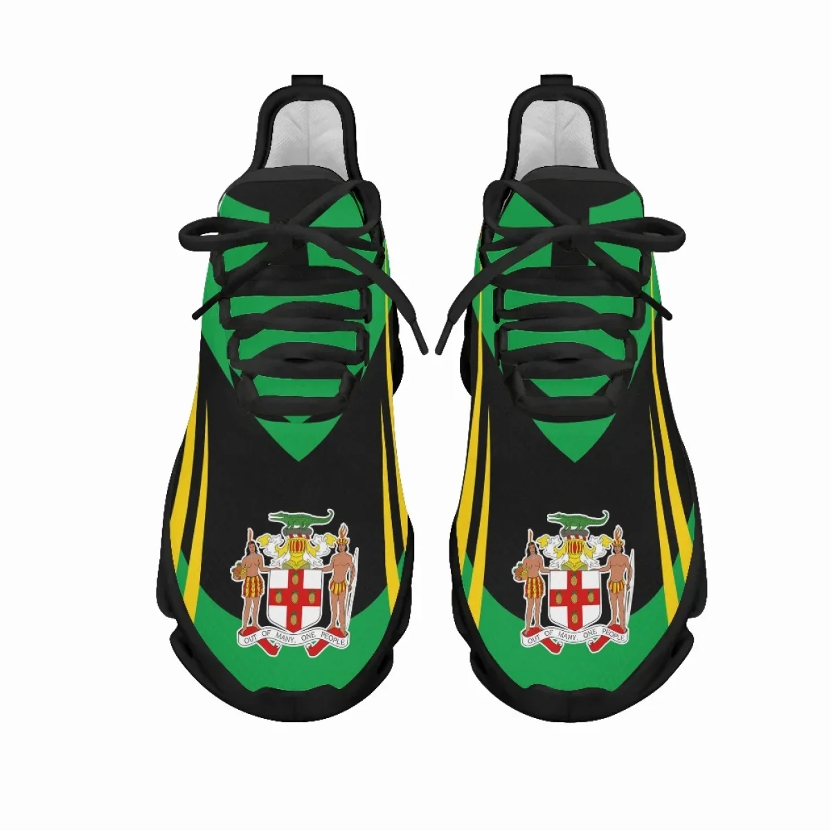 Jamaica Flag Print Shoes Men S - Men'S Fashion Running Shoes 评论和价格
