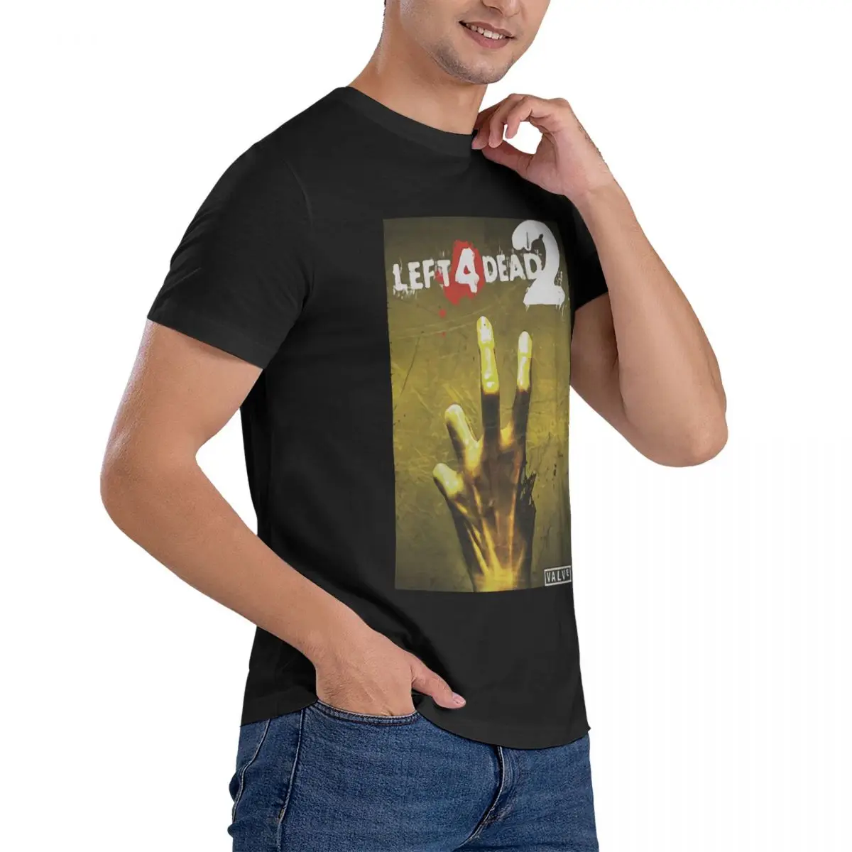 Left 4 Dead 2 T Shirt Men Fash - Men'S Fashion Aesthetics 评论和价格