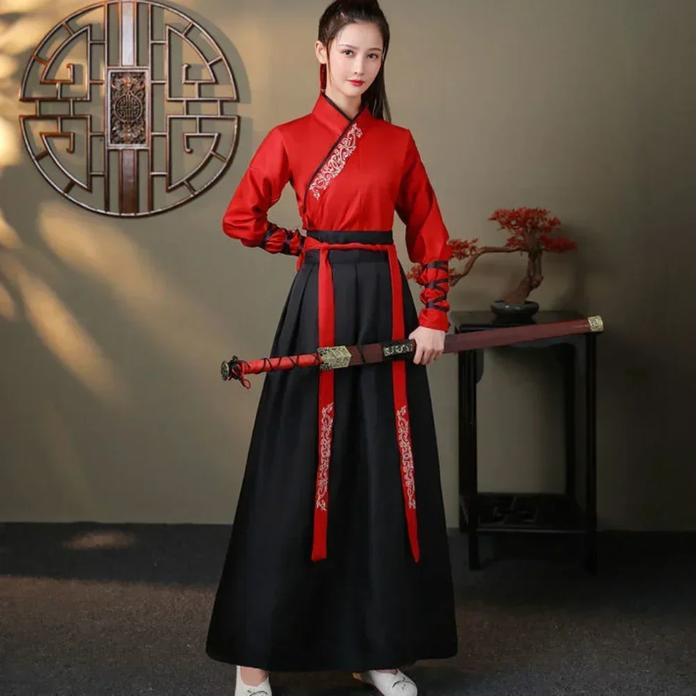 Modern Hanfu Women Top Skirt 2 - Men Fashion Vintage 评论和价格
