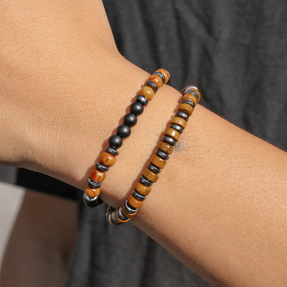New Simple Men's Jewelry Natur - Mens Fashion Combination 评论和价格