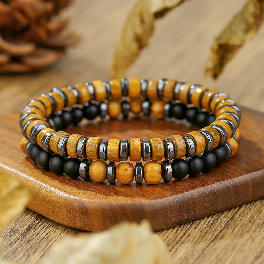 New Simple Men's Jewelry Natur - Mens Fashion Combination 评论和价格