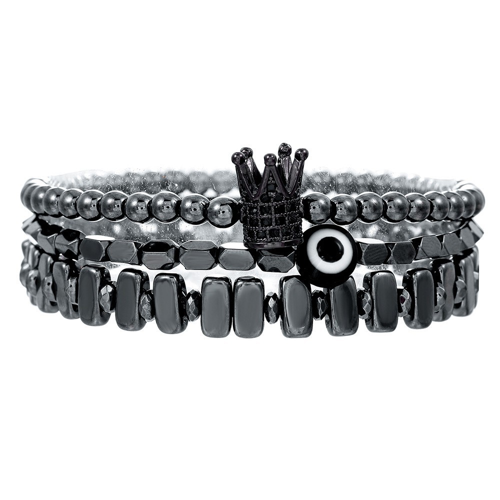 Punk Diablo 3pcs Set Multilaye - Mens Fashion Combination 评论和价格