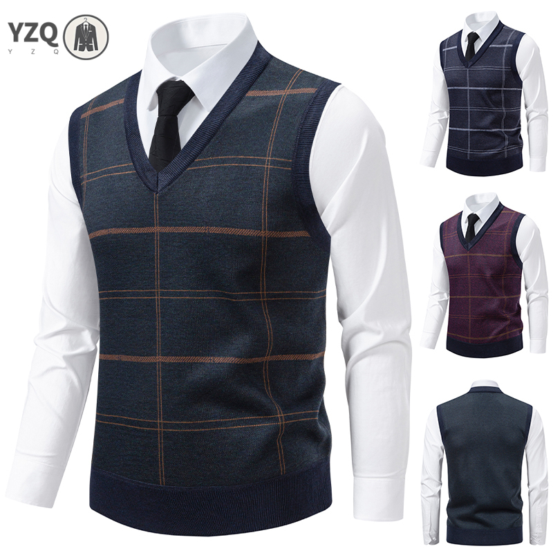 Men's V-neck Knitted Sweater W - Men'S Fashion V Neck Sweater 评论和价格