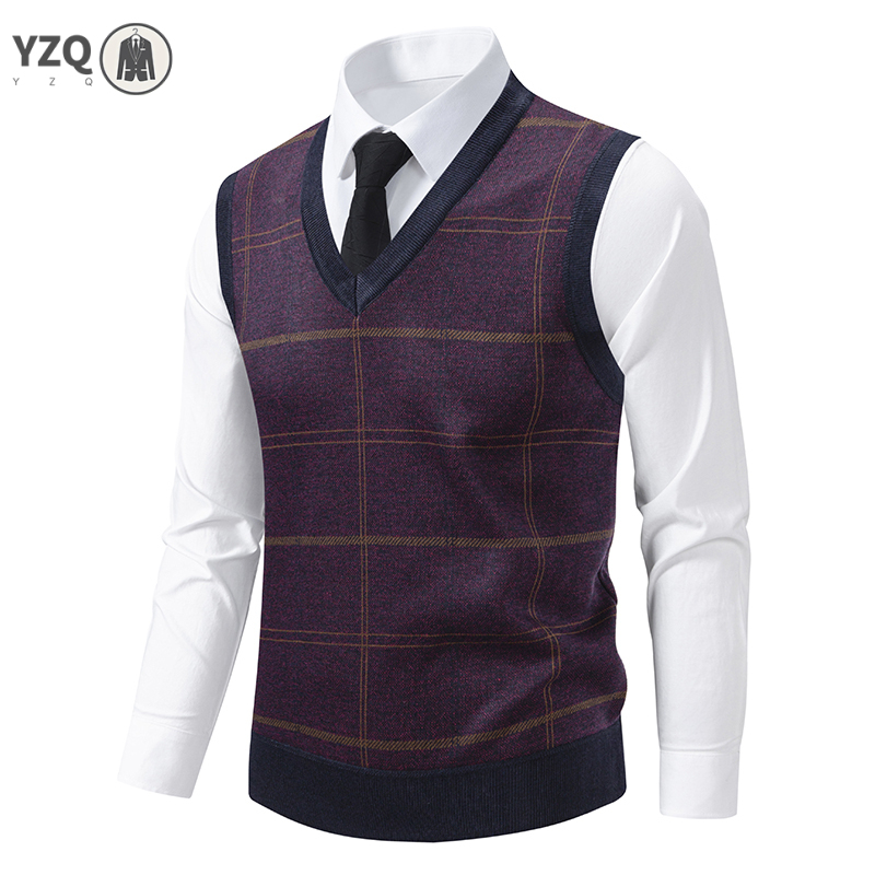 Men's V-neck Knitted Sweater W - Men'S Fashion V Neck Sweater 评论和价格