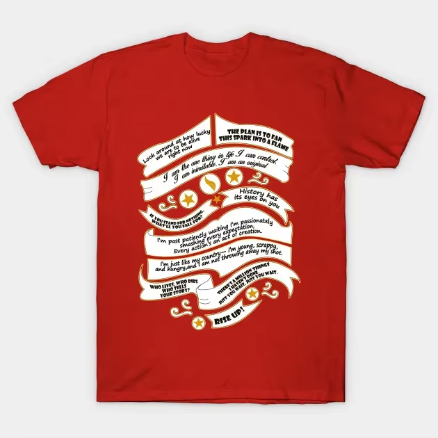 2026 Hamilton Musical Quote T- - Men'S Fashion Quotes 评论和价格