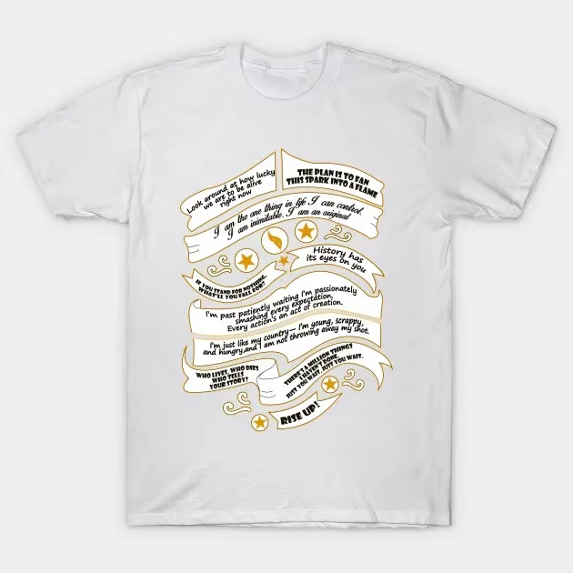 2026 Hamilton Musical Quote T- - Men'S Fashion Quotes 评论和价格