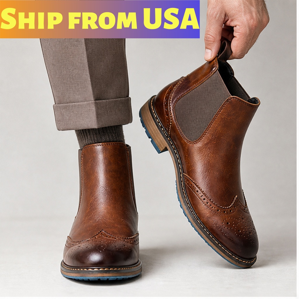 Chelsea Boots Men Comfortable  - Men'S Fashion Model 评论和价格