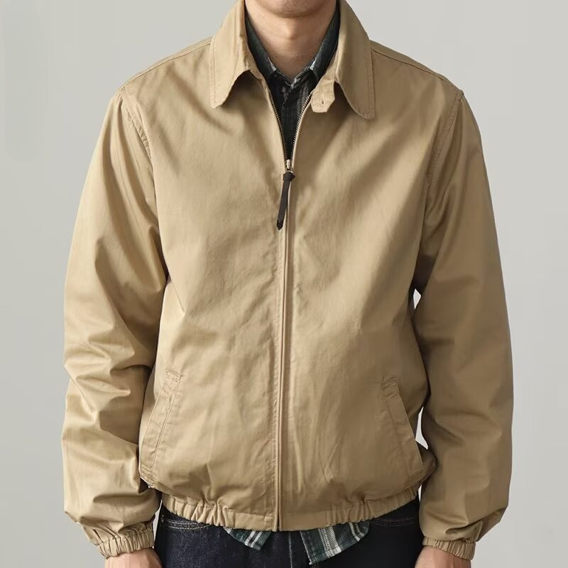 Literary Temperament Trend Men - Harrington Jacket 评论和价格