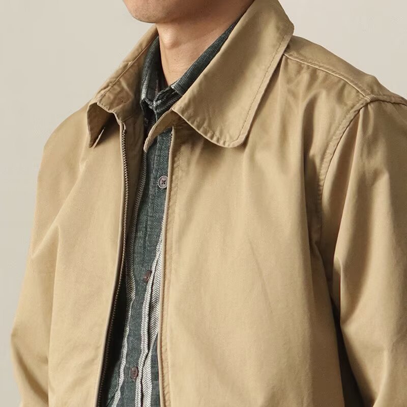 Literary Temperament Trend Men - Harrington Jacket 评论和价格