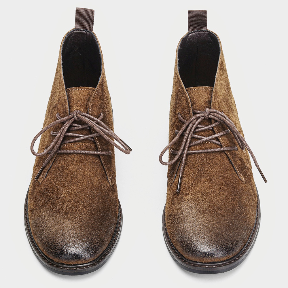 Leather Boots Retro Comfortabl - Men'S Fashion Model 评论和价格