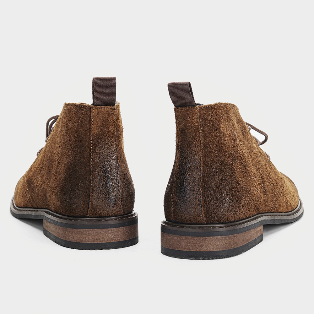 Leather Boots Retro Comfortabl - Men'S Fashion Model 评论和价格